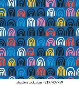 Patrón de doodle incoloro y transparente. Fondo abstracto con formas de doodle dibujadas a mano. 