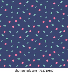 Seamless colorful doodle pattern. Vector background with flowers. Patterned paper for scrapbook albums. Memphis style
