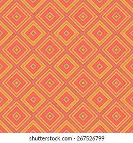 Seamless colorful ethnic geometric pattern. Hipster vector background. Retro geometric abstract texture. Seamless pattern can be used for wallpaper, wrapping paper, textile, web page background.
