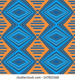 Seamless colorful ethnic pattern