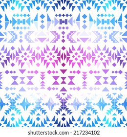 Seamless colorful ethnic pattern