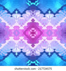 Seamless colorful ethnic pattern