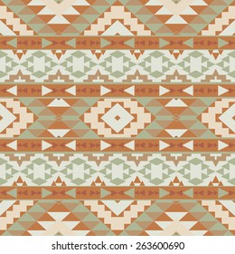 Seamless colorful ethnic pattern