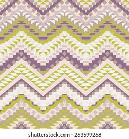 Seamless colorful ethnic pattern, vector illustration