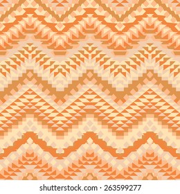 Seamless colorful ethnic pattern, vector illustration