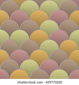 Seamless colorful fish scales pattern
