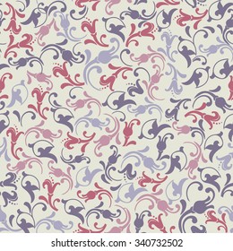 seamless colorful floral pattern