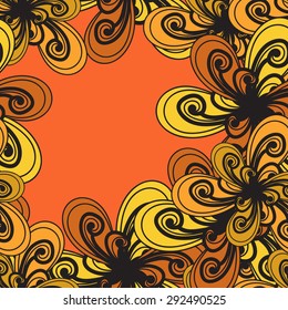 Seamless colorful floral pattern. Abstract background. Vector quilting texture