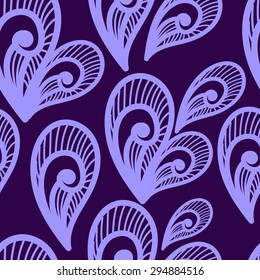 Seamless colorful floral pattern. Abstract vector  background.