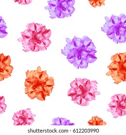 Seamless Colorful Floral Pattern Background. Vector