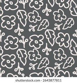 Seamless colorful flowers vector for fashion prints, wrapping, textile, paper, wallpaper.