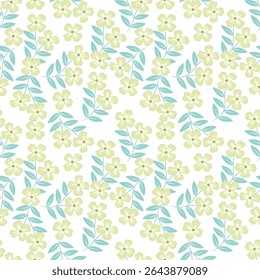 Vetor de flores coloridas sem costura para impressões de moda, envoltório, têxtil, papel, papel de parede.