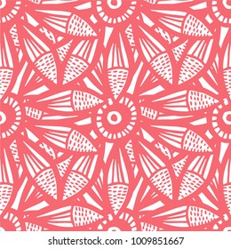 Seamless colorful foral pattern vector