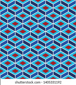 Seamless colorful geometric background.EPS10 Illustration