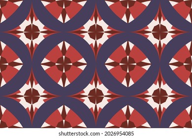 Seamless colorful geometric casual allover textile print block. Common geometric motif pattern classy background. Modern color plaid design. Abstract minimalist geometrical ornament graphic style