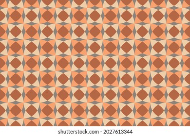 Seamless colorful geometric casual allover textile print block. Common geometric motif pattern classy background. Modern color plaid design. Abstract minimalist geometrical ornament graphic style