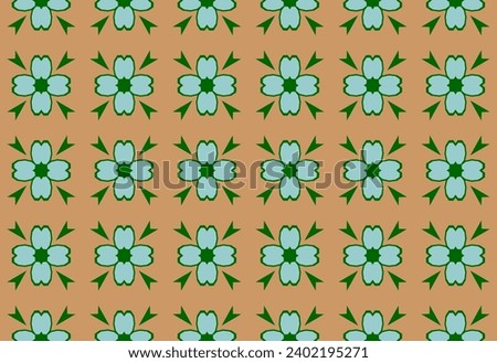 Seamless colorful geometric casual allover textile print block. Common geometric motif pattern classy background