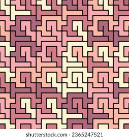 Seamless colorful geometric ornament. Vector template for packaging, clothing, covers, textiles and creative ideas