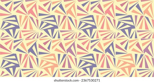 Seamless colorful geometric ornament. Vector template for packaging, clothing, covers, textiles and creative ideas
