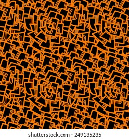 Seamless colorful geometric pattern. Abstract pattern. Floral motive. Vector illustration with hand drawn element.