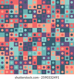 Seamless colorful geometric pattern. Abstract background for clothes, textiles, covers and banners. A background for textures, prints, wallpapers and an idea for creative design
