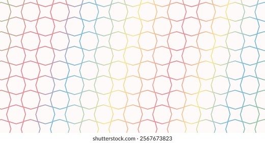 Seamless colorful geometric pattern in authentic arabian style. Vector illustration