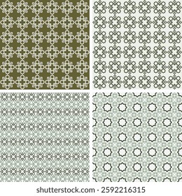 Seamless colorful geometric pattern. Ideal for print designs, wallpaper, decorative, fashion and greeting card for eid mubarak.