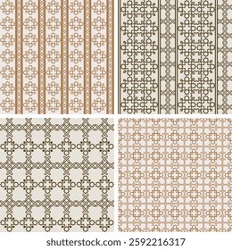 Seamless colorful geometric pattern. Ideal for print designs, wallpaper, decorative, fashion and greeting card for eid mubarak.