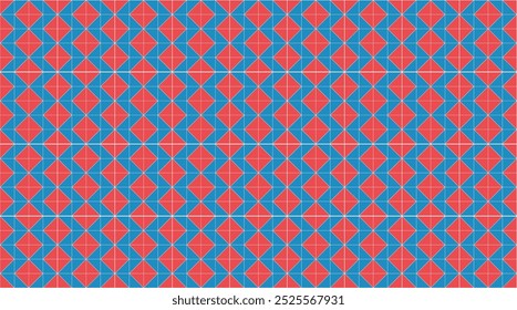 Seamless colorful geometric pattern rhombus shape. Perfect for printing, design backgrounds, wallpaper and tiles, gift wrapping