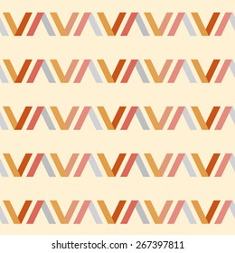 Seamless colorful geometric pattern with stripes