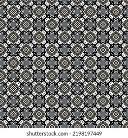 Patrón de mosaico geométrico repetitivo sin color.