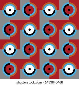 Seamless colorful geometric texture  background.EPS10 Illustration 