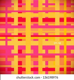 Seamless colorful geometrical linear pattern. Endless abstract background