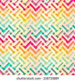 Seamless colorful geometrical pattern