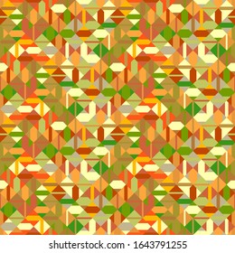 Seamless colorful geometrical pattern background - abstract vector graphic