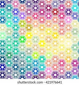 Seamless colorful geometrical pattern. Vector illustration for your graphic design.