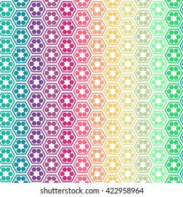Seamless colorful geometrical pattern. Vector illustration for your graphic design.