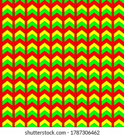 Seamless colorful geometrical waves pattern