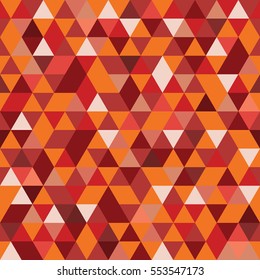 Seamless Colorful geometry triangle pattern