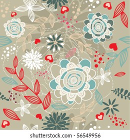 seamless colorful hand-drawing background
