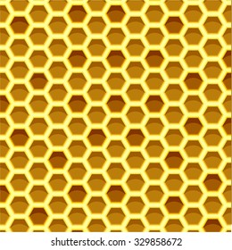Seamless colorful honey comb pattern.