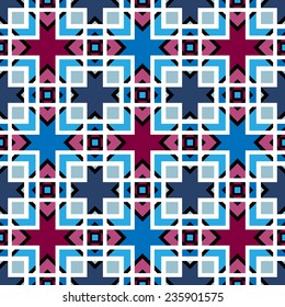Seamless colorful islamic pattern. Vector background.