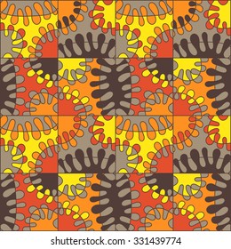 seamless colorful mod abstract pattern