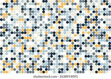 Seamless colorful mosaic with round dots, bringing a modern and lively touch to your projects