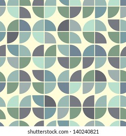 Seamless colorful mosaic, vector background. 