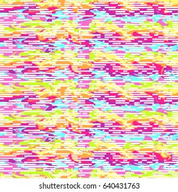 Seamless colorful multicolored abstract pattern. This template is suitable for textiles, sports, children's, youth clothing.