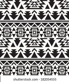 Seamless colorful navajo pattern