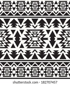 Seamless colorful navajo pattern