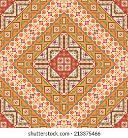 Seamless colorful navajo pattern 