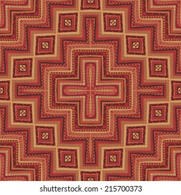 Seamless colorful navajo pattern
